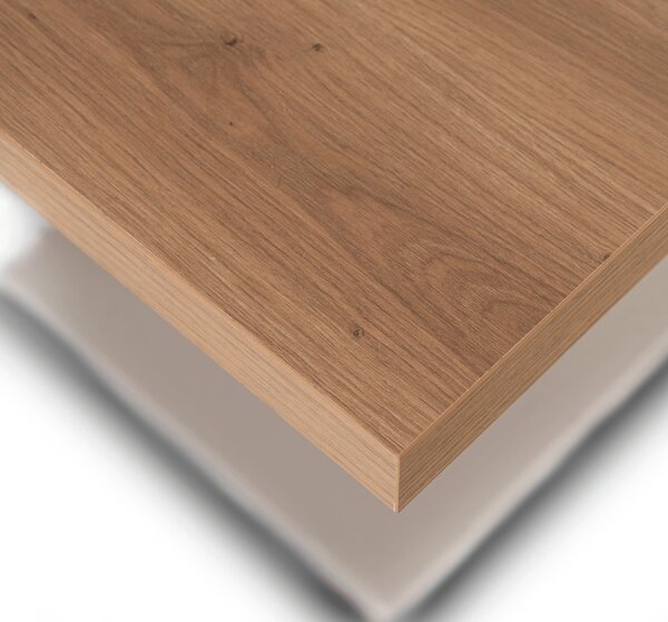JAKS Rozkládací jídelní stůl Clark 120–160 cm dub Artisan / kašmír