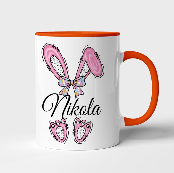 Velikonoční hrnek se jménem Nikola