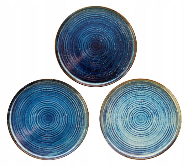 Mělký jídelní talíř Verlo DEPP BLUE 25 cm