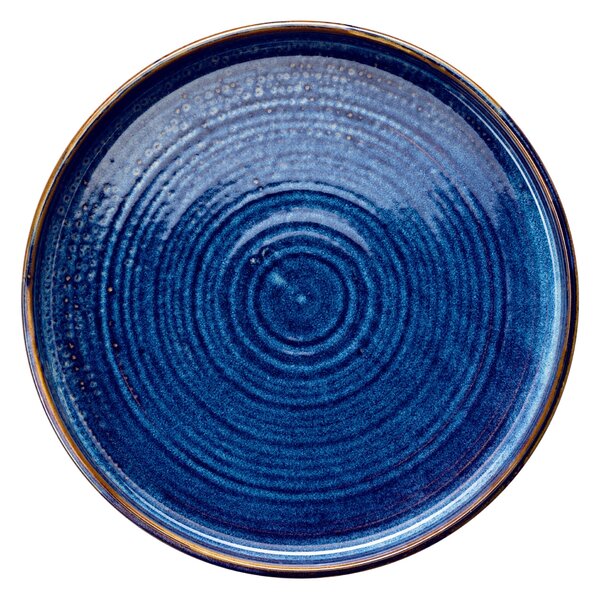 Mělký jídelní talíř Verlo DEPP BLUE 25 cm