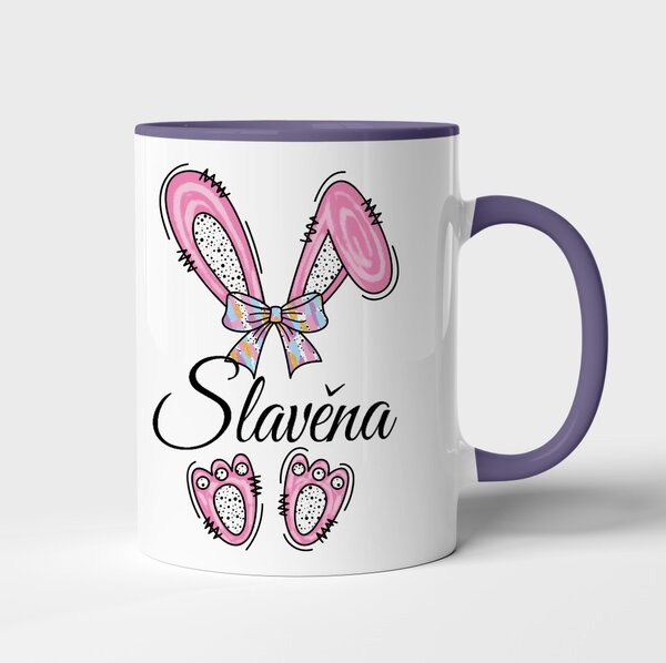 Velikonoční hrnek se jménem Slavěna