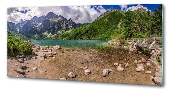 Panel do kuchyně Jezero v horách pksh-99700952