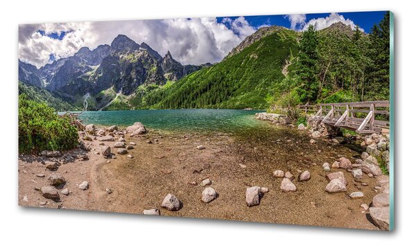 Panel do kuchyně Jezero v horách pksh-99700952