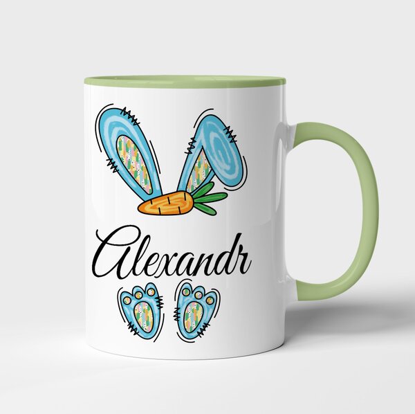 Velikonoční hrnek se jménem Alexandr