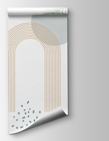 Fototapeta Grafický design rostlin a listů, Fototapety s palmovými listy, Populární fototapety, w08835 - Tapeko.co.cz