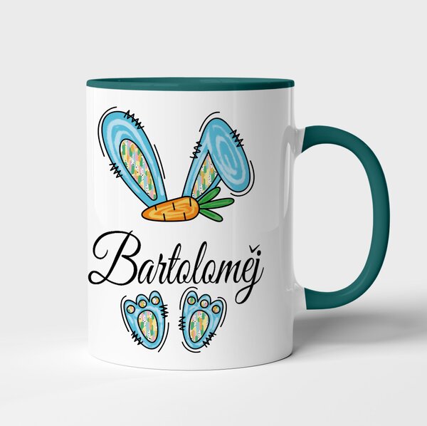 Velikonoční hrnek se jménem Bartoloměj