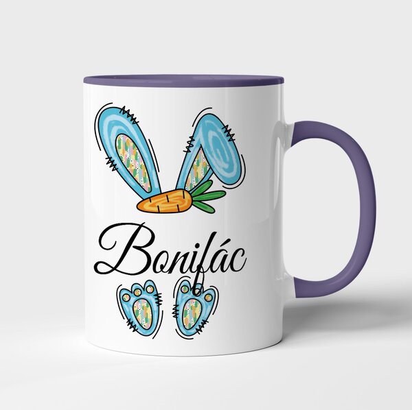 Velikonoční hrnek se jménem Bonifác