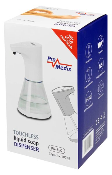 Automatický dávkovač mýdla bezdotykový 480ml ProMedix PR-530