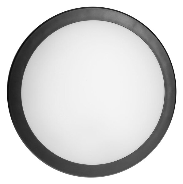 SOLIGHT GARI LED stropní osvětlení černé 26W 2340lm 3CCT IP65 30cm