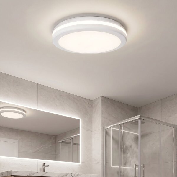 SOLIGHT GARI LED stropní osvětlení bílé 26W 2340lm 3CCT IP65 30cm