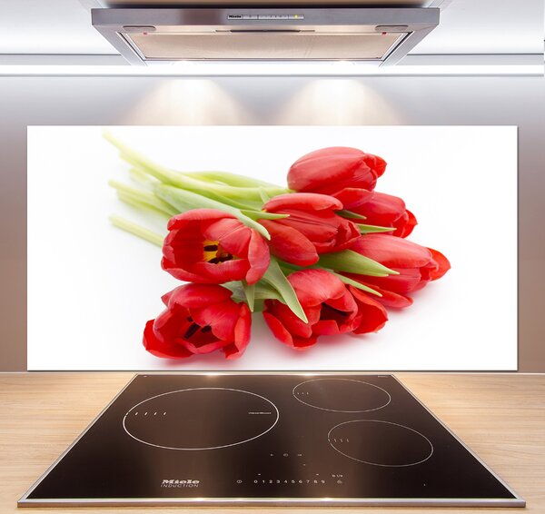 Panel do kuchyně Červené tulipány pksh-99817079