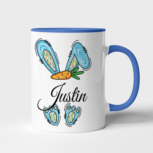 Velikonoční hrnek se jménem Justin