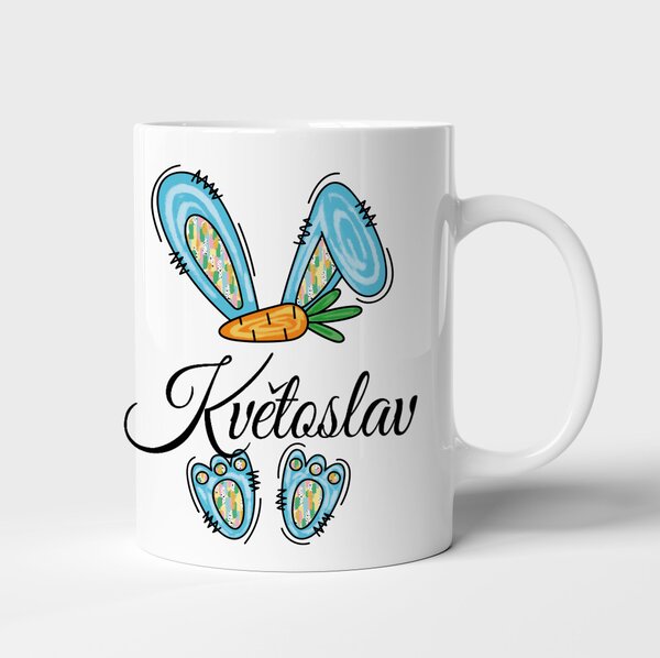 Velikonoční hrnek se jménem Květoslav