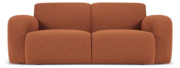 Hnědá pohovka z textilie bouclé 170 cm Molino – Micadoni Home