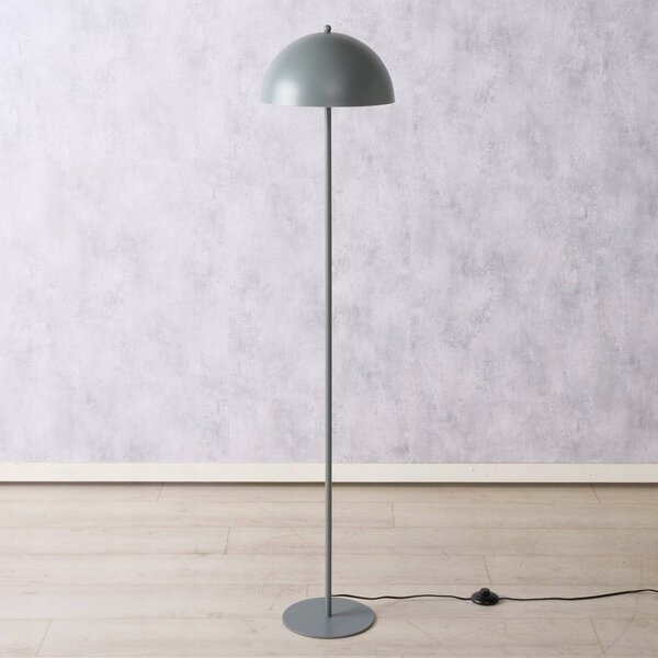 STOJACÍ LAMPA KOVOVÁ ŠEDÁ 30 X 140 CM MINIMALISTICKÁ ENERGETICKY ÚSPORNÁ
