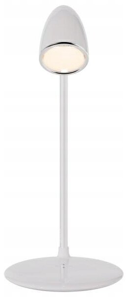 Proove Moderní LED stolní lampička 10W s 15W indukční nabíječkou, bílá/bílá