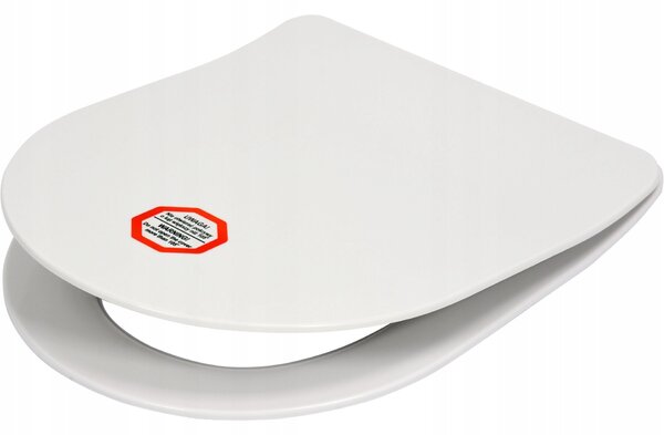 WC prkénko Fala Super Slim bílé duroplast