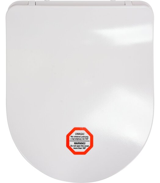 WC prkénko Fala Super Slim bílé duroplast