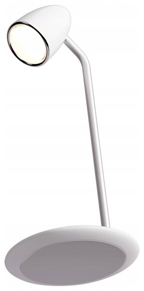 Proove Moderní LED stolní lampička 10W s 15W indukční nabíječkou, bílá/bílá