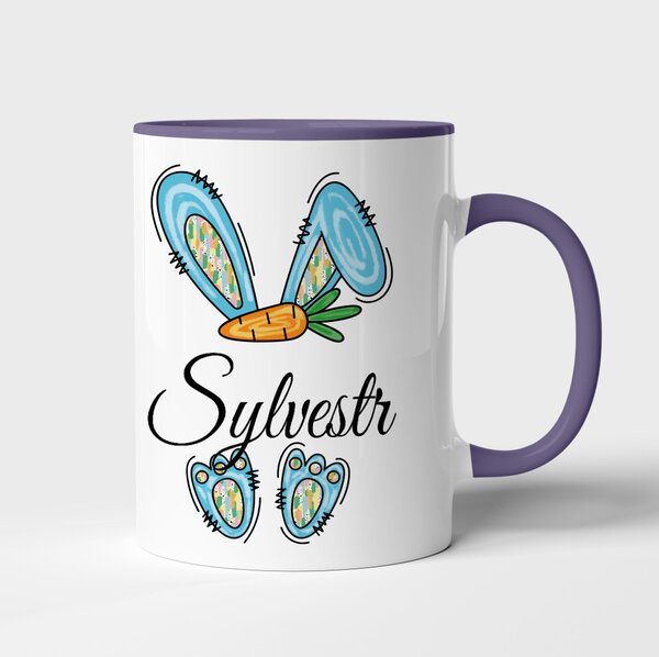 Velikonoční hrnek se jménem Sylvestr