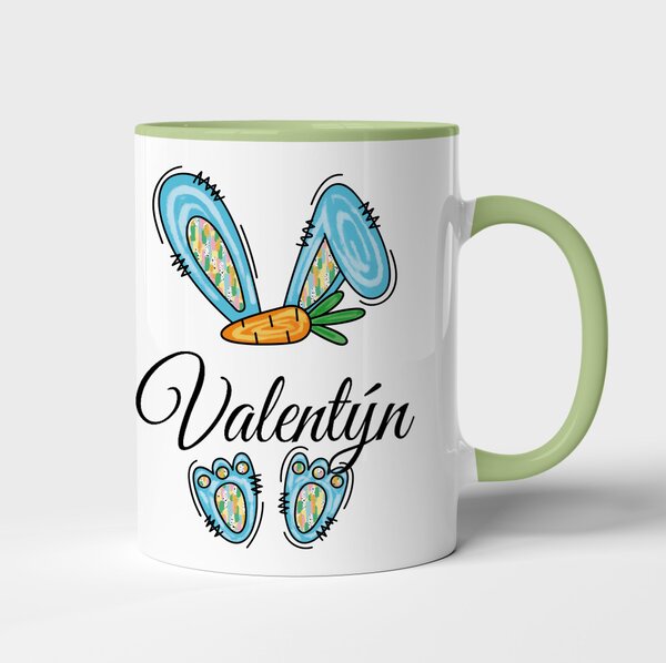 Velikonoční hrnek se jménem Valentýn