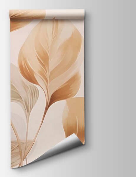 Fototapeta Přírodní elegance v jemných odstínech, Fototapety s listy, Populární fototapety, w03138 - Tapeko.co.cz