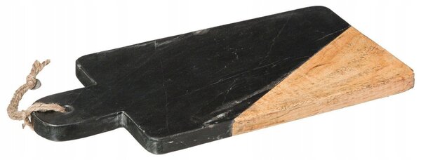 ČERNÉ MARMOROVÉ PRKÉNKO NA KRÁJENÍ GEOM HYGGE 15x30