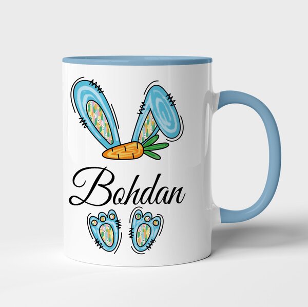 Velikonoční hrnek se jménem Bohdan
