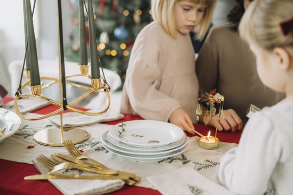Rotující svícen Noël Gold