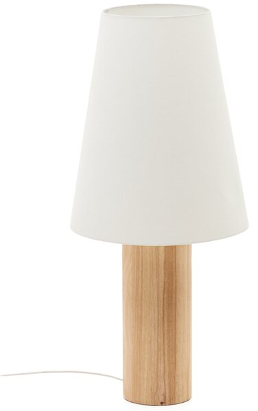 Kave Home Dřevěná stojací lampa Marga 110 cm