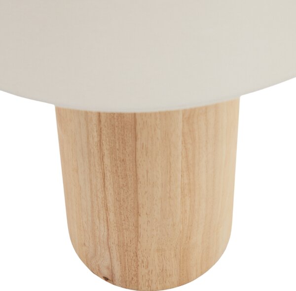 Kave Home Dřevěná stojací lampa Marga 110 cm
