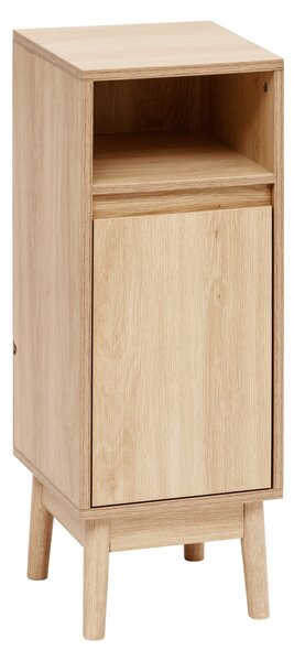 NÍZKÁ KOUPELNOVÁ SKŘÍŇKA STOJÍCÍ MDF 30X30X80CM S NASTAVITELNÝMI POLICEMI