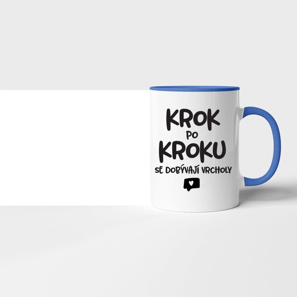 Hrnek Krok po kroku se dobývají vrcholy