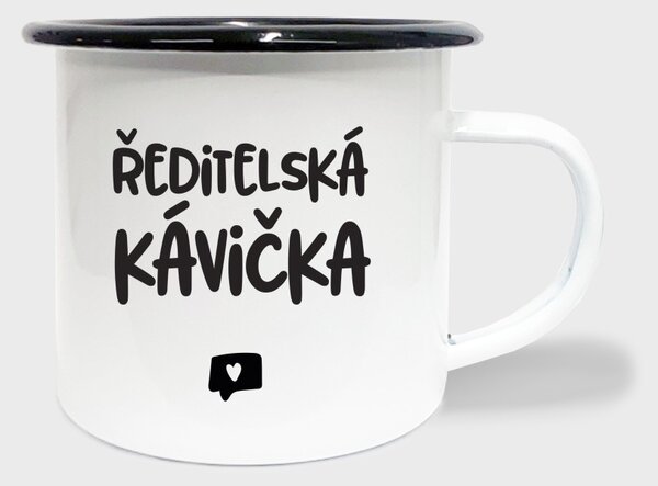 Hrnek Ředitelská kávička - smalt
