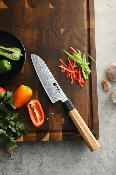 Santoku nůž XinZuo PM8O 5,5"