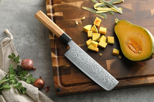 Nakiri nůž XinZuo PM8O 7"
