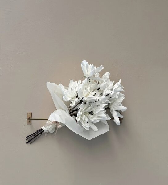 Lene Bjerre Umělá květina Happia Magnolia - White LB308