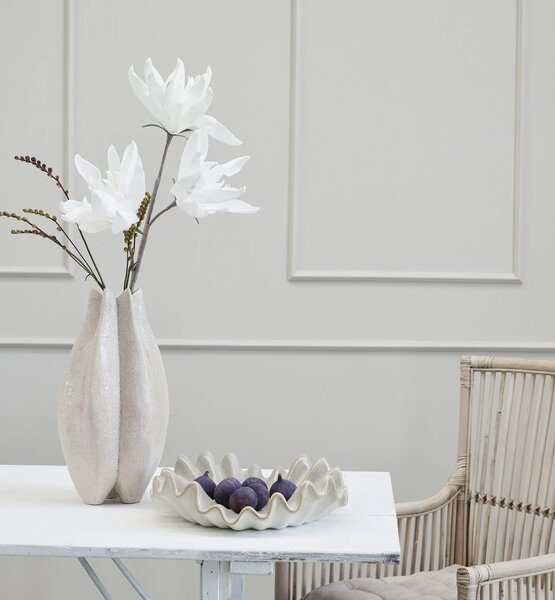 Lene Bjerre Umělá květina Happia Wide - White LB279