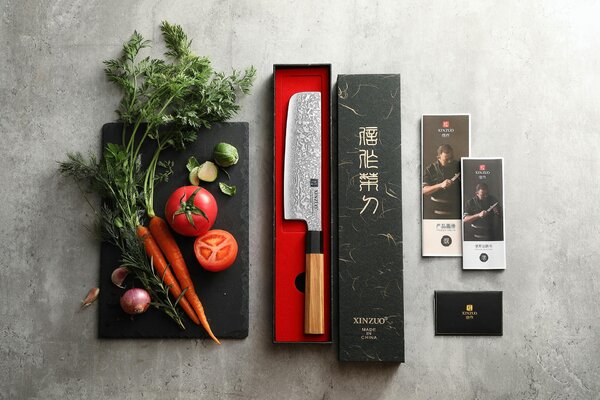 Nakiri nůž XinZuo PM8O 7"