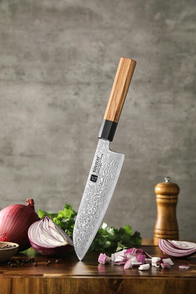 Santoku nůž XinZuo PM8O 7,5"