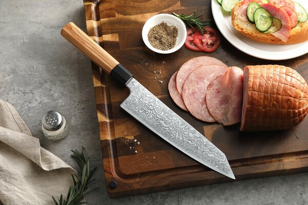 Šéfkuchařský nůž Bunka XinZuo PM8O 8,5"