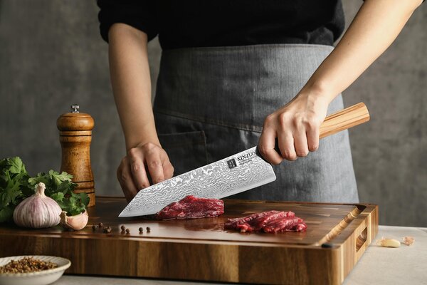 Šéfkuchařský nůž Bunka XinZuo PM8O 8,5"