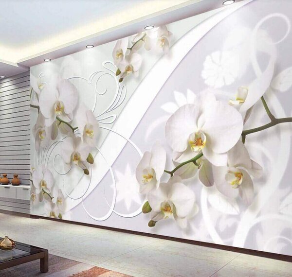 Fototapeta Jemné orchideje v jemných odstínech, Květinové fototapety, Populární fototapety, u04707 - Tapeko.co.cz
