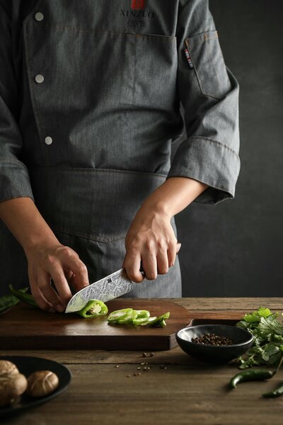 Santoku nůž XinZuo B46D 5,5"