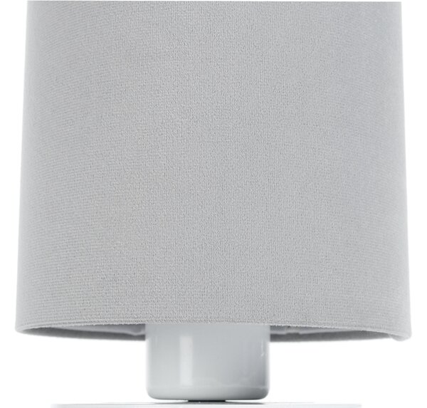 BPS koncept Stolní lampa JASMIN, 1xE27, v. 34 cm Barva: Šedá