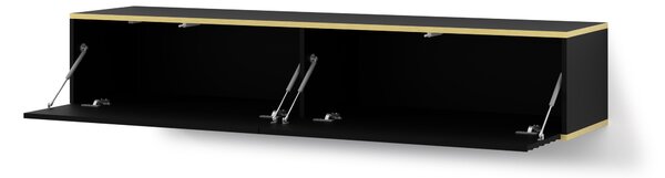 BIM Televizní stolek Wabi 180 cm, černý mat