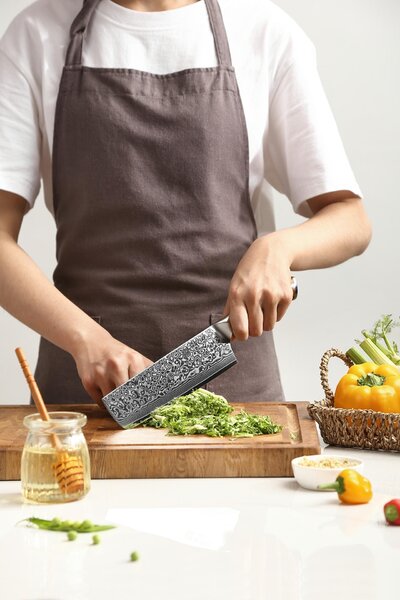 Nakiri nůž XinZuo Yu B13R 7,3"