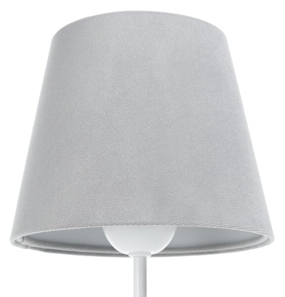 BPS koncept Stolní lampa JASMIN, 1xE27, v. 40 cm Barva: Šedá