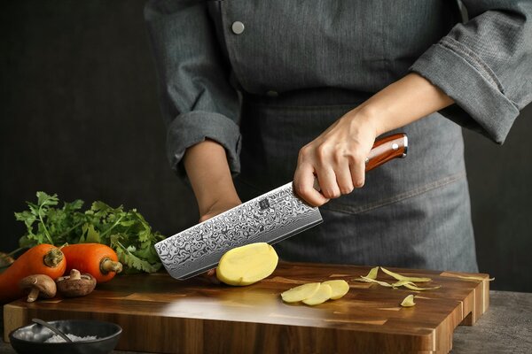 Nakiri nůž XinZuo Yu B13R 7,3"