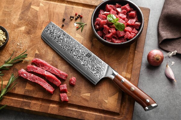 Nakiri nůž XinZuo Yu B13R 7,3"